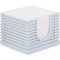 L-710 Masif Kağıtlık Beyaz 9 x 8 x 6,5 cm