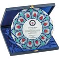 EKT-430 Kutulu Kristal Plaket  25 x 25 cm