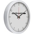 V30-570-G Metalize Duvar Saati Gümüş Ø 35 cm