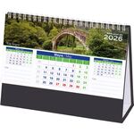 AMT-01-TS Manzara Masa Takvimi Taslama - Siyah 20 x 14 x 7 cm
