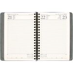 Şekerpınar Gizli Spiralli Günlük Ajanda Siyah 17,5 x 24 cm