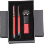 0510-220 Hediyelik Set Kırmızı 17,5 x 11 x 3 cm