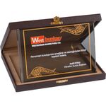 EKT-410 Kutulu Kristal Plaket  15 x 20 cm