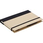 GD-017 Renkli Yapışkanlı Notluk Siyah 17,5 x 12 x 1,5 cm