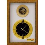 PN-40 Saatli Duvar Tablosu Altın 50 x 75 cm