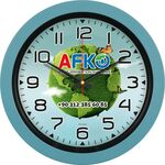 V30-346-CMV Plastik Duvar Saati Çelik Mavisi Ø 40 cm