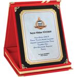 AP-01K-12x16 Albüm Plaket Kırmızı 12 x 16 cm