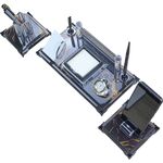 KM-200 3lü Kristal Masa Seti  16 x 30 cm