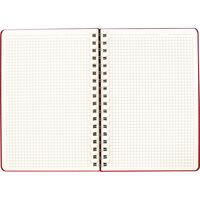 Bağcılar-17x24 Spiralli Tarihsiz Defter Kırmızı 17 x 24 cm