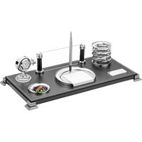 0071 Deri Masa Seti Siyah 20 x 40 cm