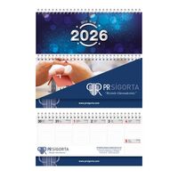 901 Spiralli Haftalık Sümen  32 x 12 cm