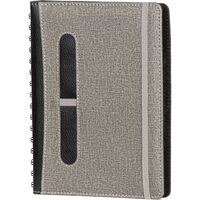 Göztepe Gizli Spiralli Günlük Ajanda Füme 16,5 x 22 cm