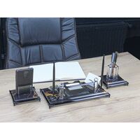 KM-200 3lü Kristal Masa Seti  16 x 30 cm