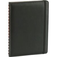 KP-25 Gizli Spiralli Ajanda Kapağı Siyah 17 x 24 cm