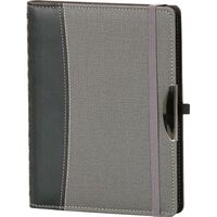 KP-35 Gizli Spiralli Ajanda Kapağı Füme 16,5 x 22 cm