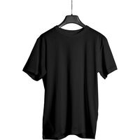 5200-13-XL Bisiklet Yaka Tişört Siyah XL Beden