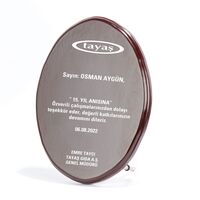 BK-77 Ahşap Plaket  23,5 x 18,3 cm
