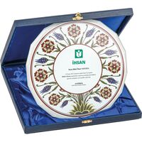 EKT-460 Kutulu Kristal Plaket  25 x 25 cm