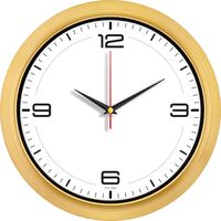 V30-506-A Plastik Duvar Saati  Ø 35 cm