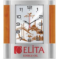 V30-508 Plastik Duvar Saati  27,5 x 31,5 cm