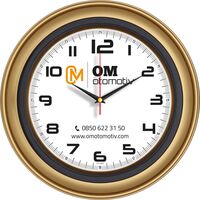 V30-509-A Plastik Duvar Saati  Ø 40 cm