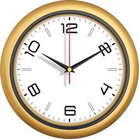 V30-510-A Plastik Duvar Saati  Ø 28 cm