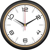 V30-510-S Plastik Duvar Saati  Ø 28 cm