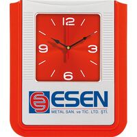 V30-519-T Plastik Duvar Saati  29 x 37 cm