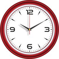 V30-522-K Plastik Duvar Saati  Ø 34 cm