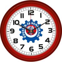 V30-523-K Plastik Duvar Saati  Ø 42 cm