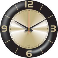 V30-528-DAM Bombe Cam Duvar Saati  Ø 35 cm