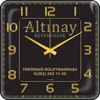 V30-531-AV Bombe Cam Duvar Saati  35 x 35 cm