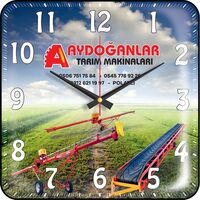 V30-531-B Bombe Cam Duvar Saati  35 x 35 cm