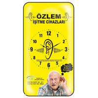 V30-532-B Bombe Duvar Saati  25,3 x 47 cm