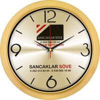 V30-606-A Plastik Duvar Saati  Ø 35 cm