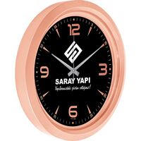 V30-743-B Metalize Duvar Saati Bronz Ø 40 cm