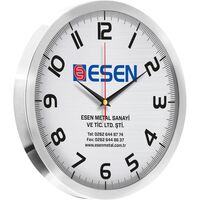 V30-940-B Metal Duvar Saati  Ø 30 cm