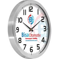 V30-970-B Alüminyum Duvar Saati  Ø 40 cm