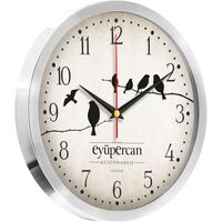 V30-980-B Metal Duvar Saati  Ø 25 cm