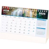 AMT-04-ABR Şelale Masa Takvimi Amerikan - Bristol 20 x 14 x 7 cm