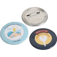 1690 Buton Rozet  6 x 6 cm