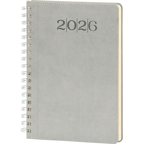 Darıca-S Spiralli Haftalık Ajanda Gri 20 x 28 cm