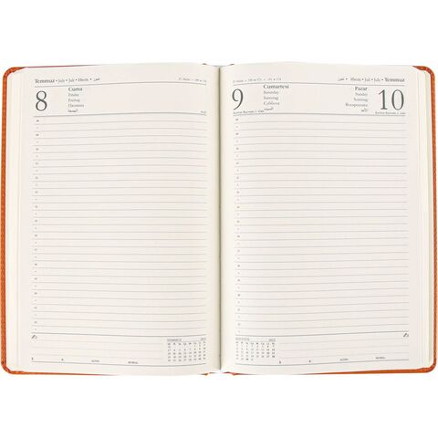 Kandilli Günlük Ajanda Siyah 17 x 24 cm