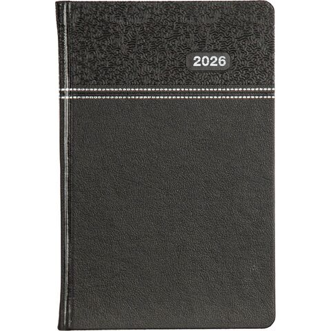 Kuzguncuk Günlük Ajanda Siyah 16 x 24 cm