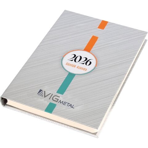 Taslama-GS Gizli Spiralli Günlük Ajanda  15 x 21 cm