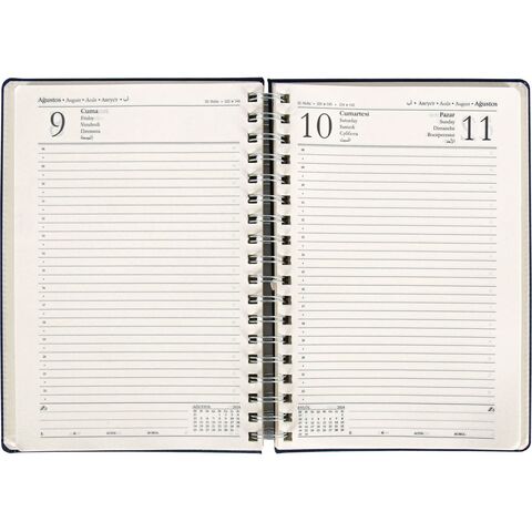 Taslama-GS Gizli Spiralli Günlük Ajanda  15 x 21 cm