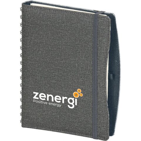 Tuzla Spiralli Günlük Ajanda Füme 17 x 24 cm