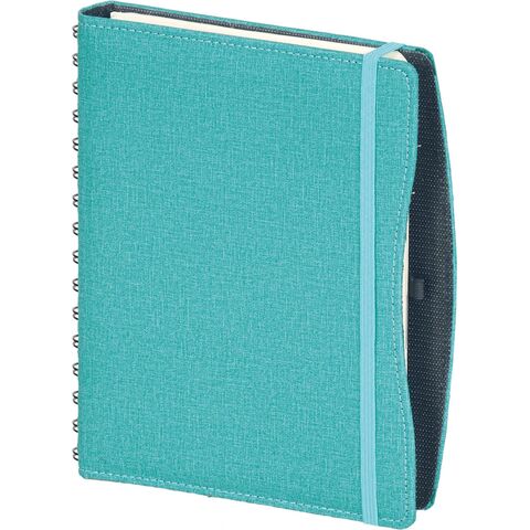 Tuzla Spiralli Günlük Ajanda Turkuaz 17 x 24 cm