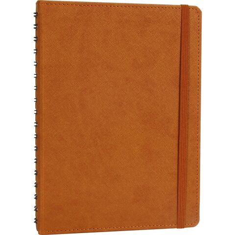 KP-40 Gizli Spiralli Ajanda Kapağı Taba 17,5 x 24 cm