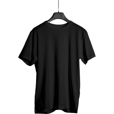 5200-13-M Bisiklet Yaka Tişört Siyah M Beden